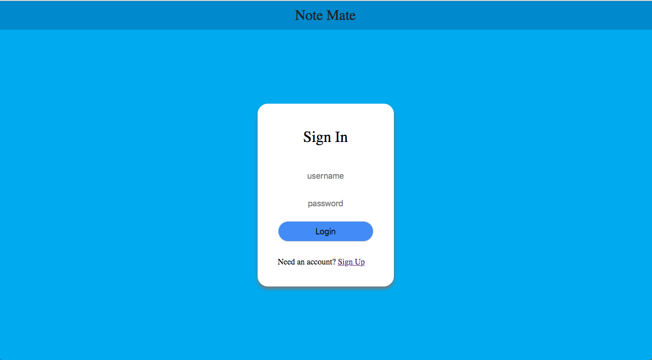 Note Mate project image